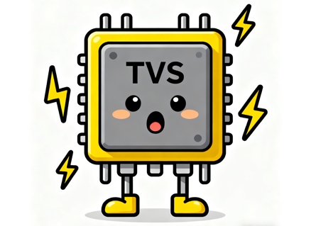 电路中使用TVS管与不使用TVS管的区别与差异